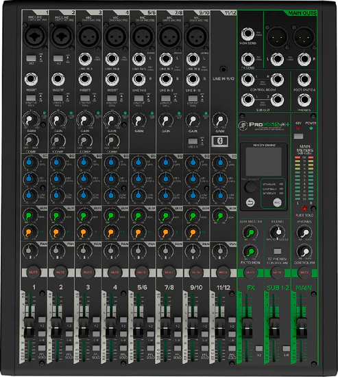 Mackie PROFX12V3+ Plus Mixer USB 12 canaux + Bluetooth et effets – Image 2
