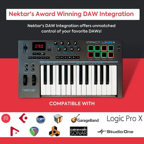 Nektar Impakt LX25+ Clavier maître MIDI/USB – Image 3