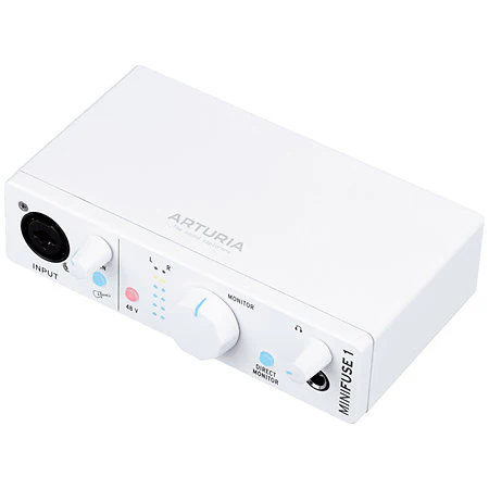 Arturia Interface audio USB - 1 entrée micro/ligne MiniFuse 1 blanche