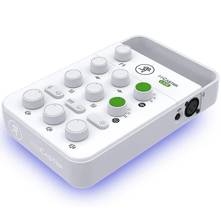 Mackie M•Caster Live mixeur portable pour le streaming (blanche)