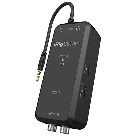 IK Multimedia iRig Stream Solo – Interface portable pour appareils mobiles