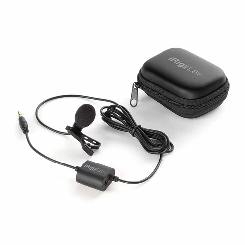 IK Multimedia iRig Mic Lavalier Mic pour smartphone, tablettes, ordinateurs et plus (TRRS)