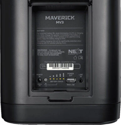 NEXT Audio « Maverick MV3 » Enceinte à batterie avec TWS Bluetooth – Image 2