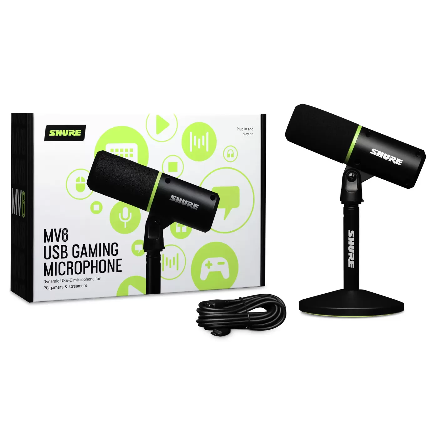 Micro Shure MV6 – Micro USB de Qualité Pro pour Voix et Podcast – Image 2