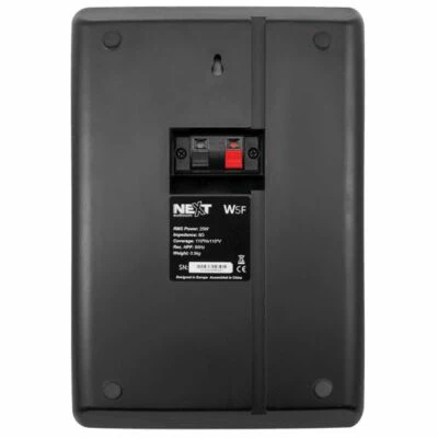 W5F HAUT-PARLEUR MURAL ULTRA MINCE DE 5 « , NOIR (PAIRE) – Image 2