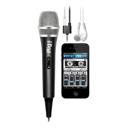 IK Multimedia iRig Mic pour iPhone, iPod & iPad