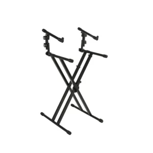 quiklok QL742 STAND CLAVIER X DOUBLE PRO DEUX NIVEAUX