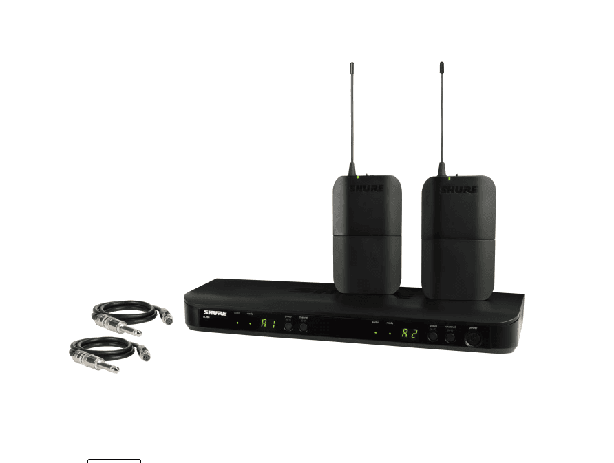 Shure BLX188 – kit sans fil double guitare / instrument