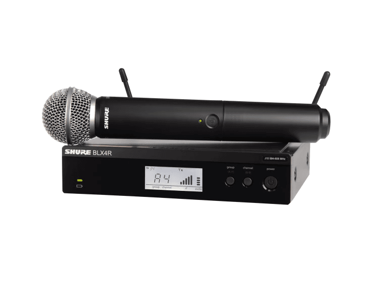 Shure BLX24R/SM58 sans fil Maroc – Système professionnel UHF