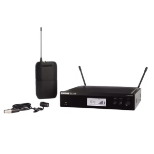 Shure BLX14RE/W85 – Système sans fil rackable pour présentateur avec micro cravate WL185