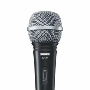 Shure SV100 – Microphone Vocal Dynamique Cardioïde avec Câble XLR-Jack Inclus