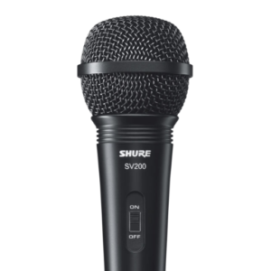 Shure SV200 – Microphone Vocal Dynamique Cardioïde avec Câble XLR Inclus