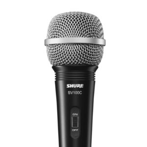 Shure SV100 – Microphone Vocal Dynamique Cardioïde avec Câble XLR-Jack Inclus
