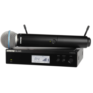 Shure BLX24RE/B58‑M17 – Système sans fil rackable avec émetteur main et micro Beta58A