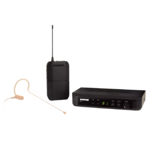 Shure BLX14/MX53 – Système sans fil pour présentateur avec micro oreillette MX153