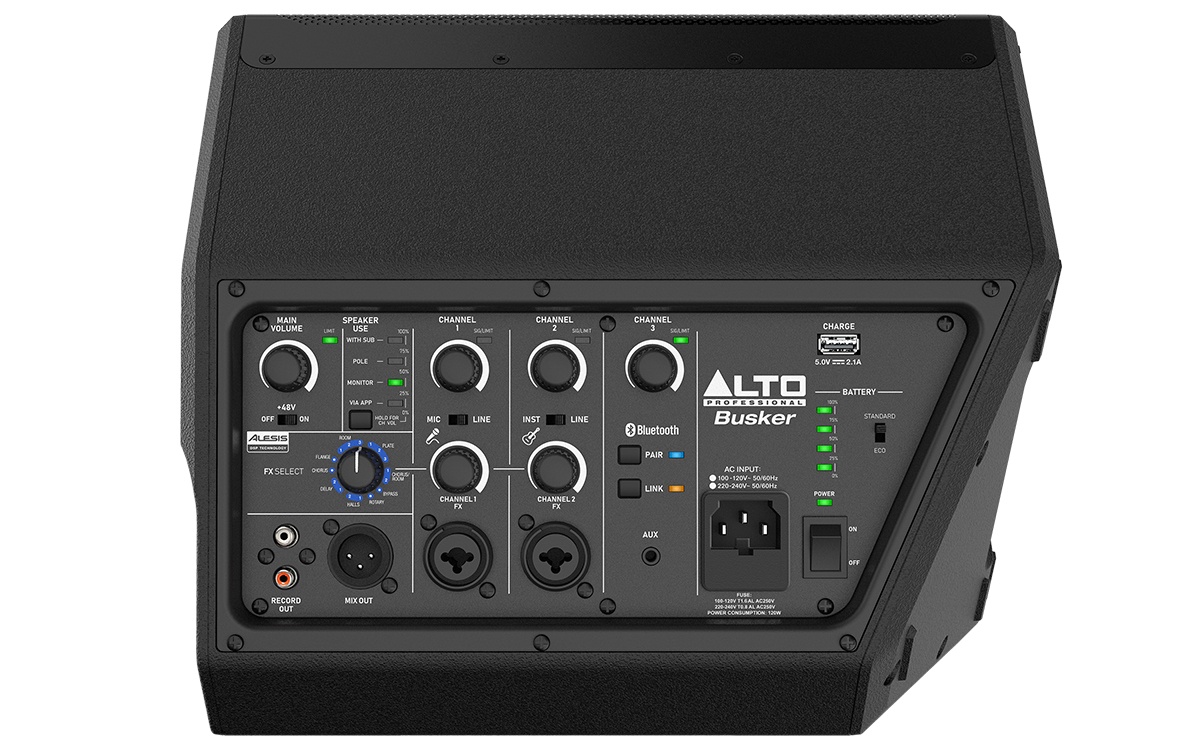 Alto Professional Busker Sono Portable sur Batterie 200W – Image 2